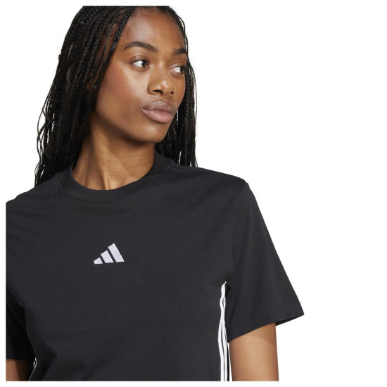 Adidas Γυναικεία κοντομάνικη μπλούζα Essentials 3-Stripes Cotton Tee